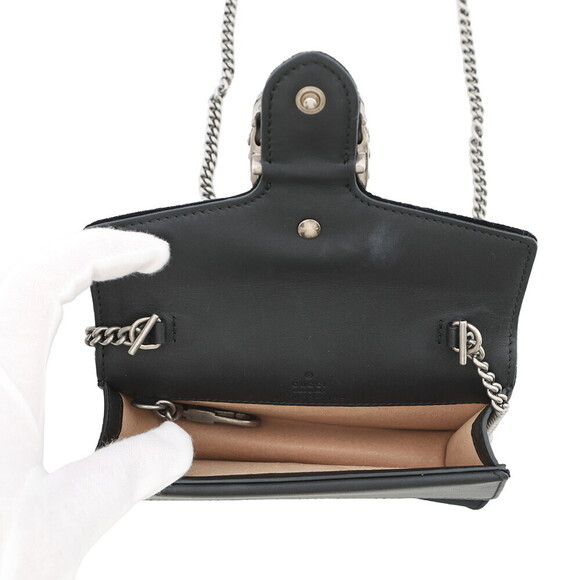 Gucci Dionysus Super Chain Shoulder Bag Velvet Black - Picture 6 of 11